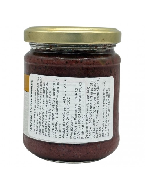 Tartinade d'olives de...