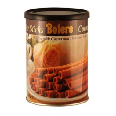 Bolero Cigarette Chocolat 110 g – Gaufrettes croustillantes enrobées de chocolat fondant