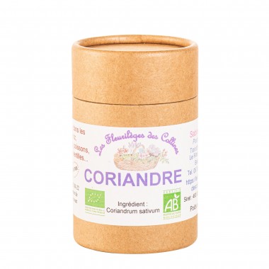 Coriandre en grains Bio...