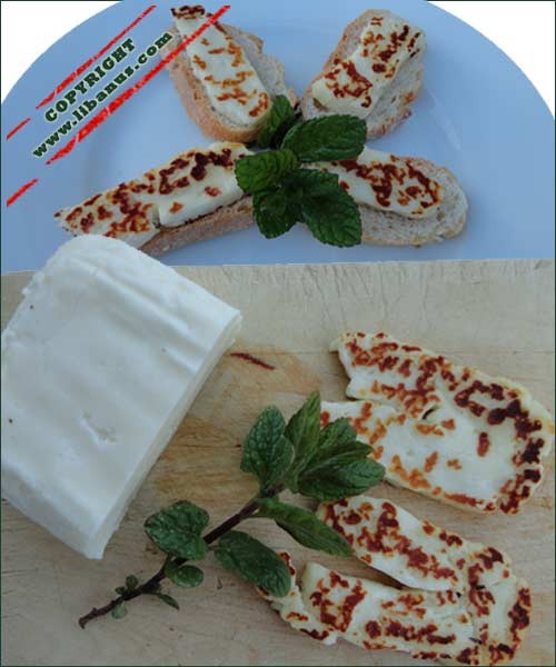 Toast de fromage Halloum