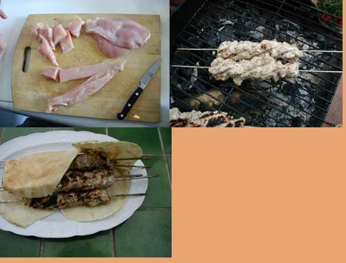Chich Taouk (Poulet grillé à l'huile et au citron)