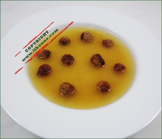 Soupe aux boulettes de viande - Chorbet Ima