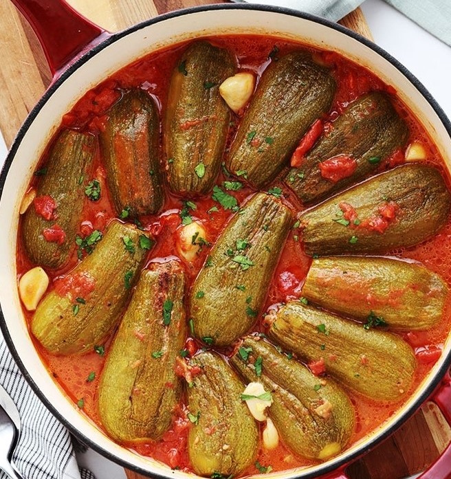 Mehche koussa Les courgettes farcies