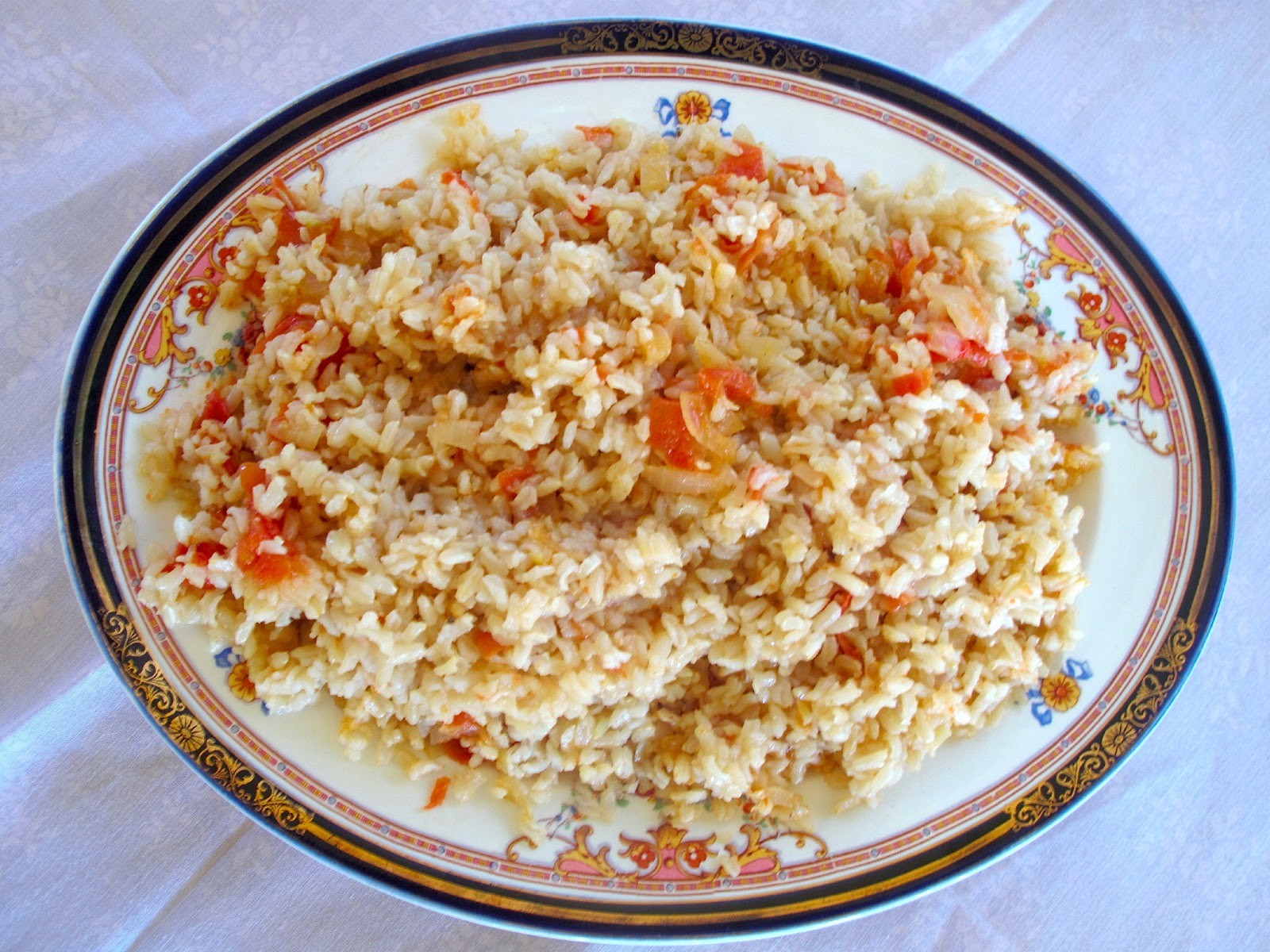 Rez Bi Banadoura - Riz à la tomate et à la viande