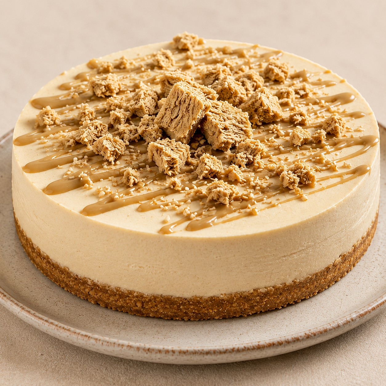 Cheesecake libanais au Halva et Tahine