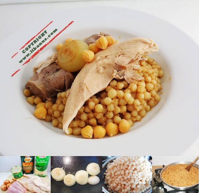 Moughrabieh (couscous libanais)