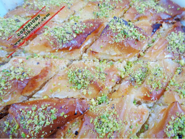 Baklava fait maison aux amandes