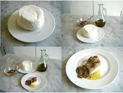 Ariché au zaatar (brousse parfumée au thym)